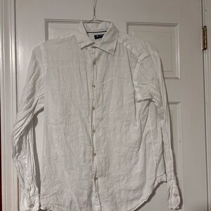 Daniel Cremieux White Casual Button Down Shirt
